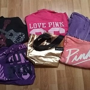 Victoria secret hoodie & tote bundle